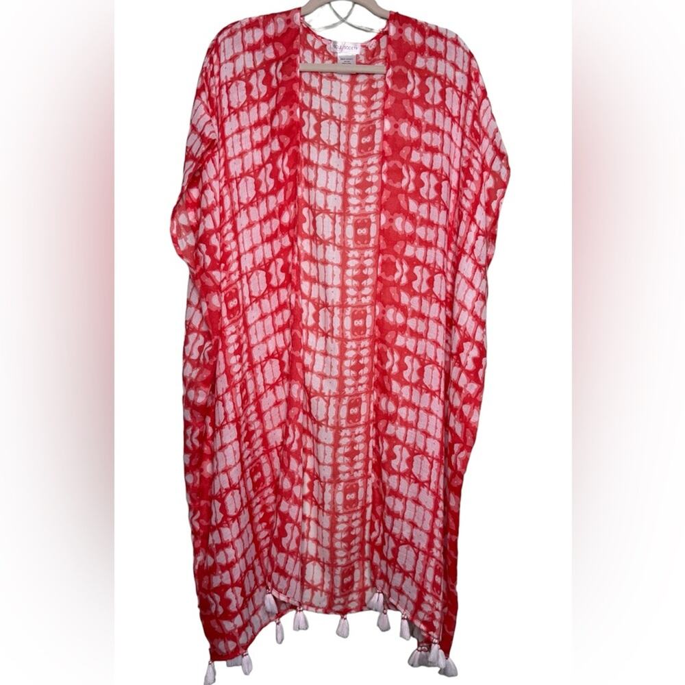 Sole Society Women’s Hippie Boho Kimono Swimsuit Cover-Up One Size